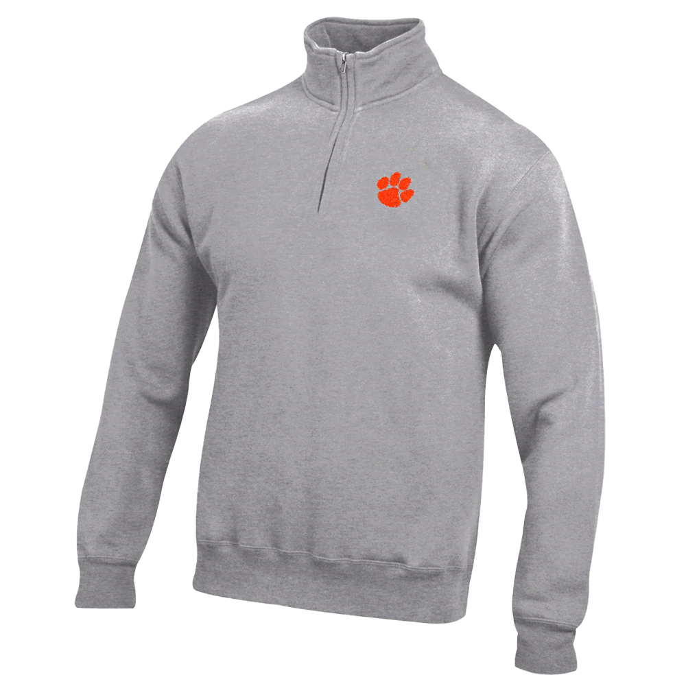 Clemson Big Cotton Quarter Zip Pullover - Image 3