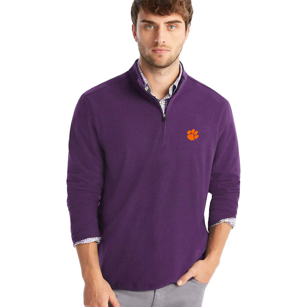 Clemson Johnnie-O Brady 1/4 Zip - Image 3
