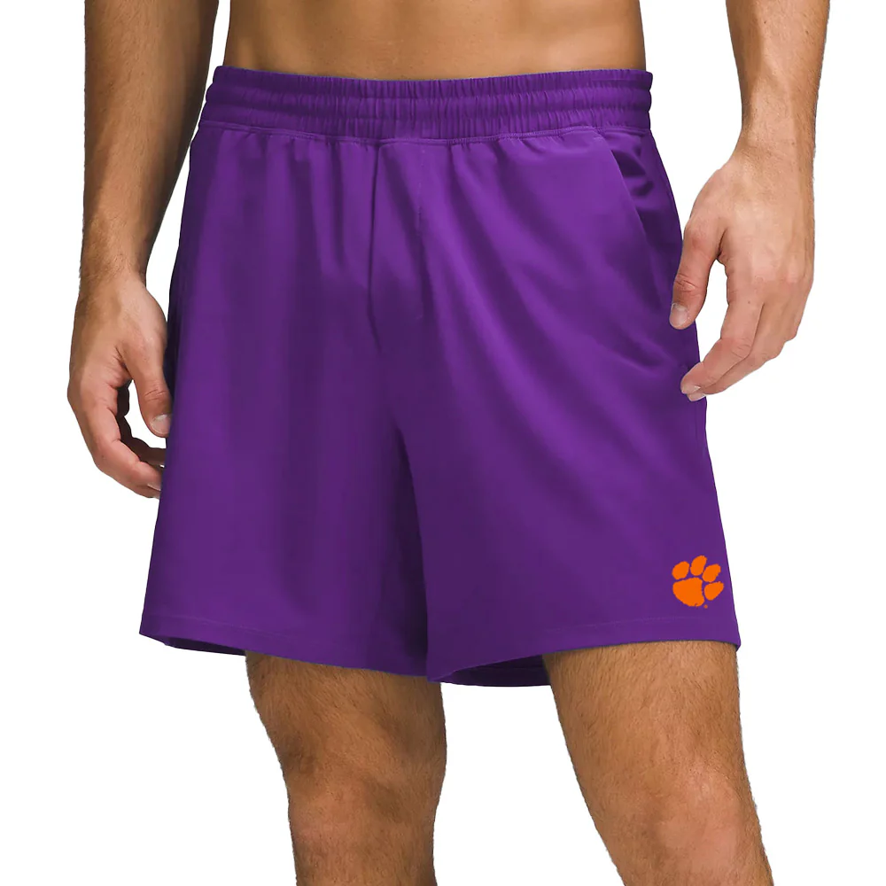 Clemson lululemon 7" Pace Breaker Linerless Shorts - Image 6