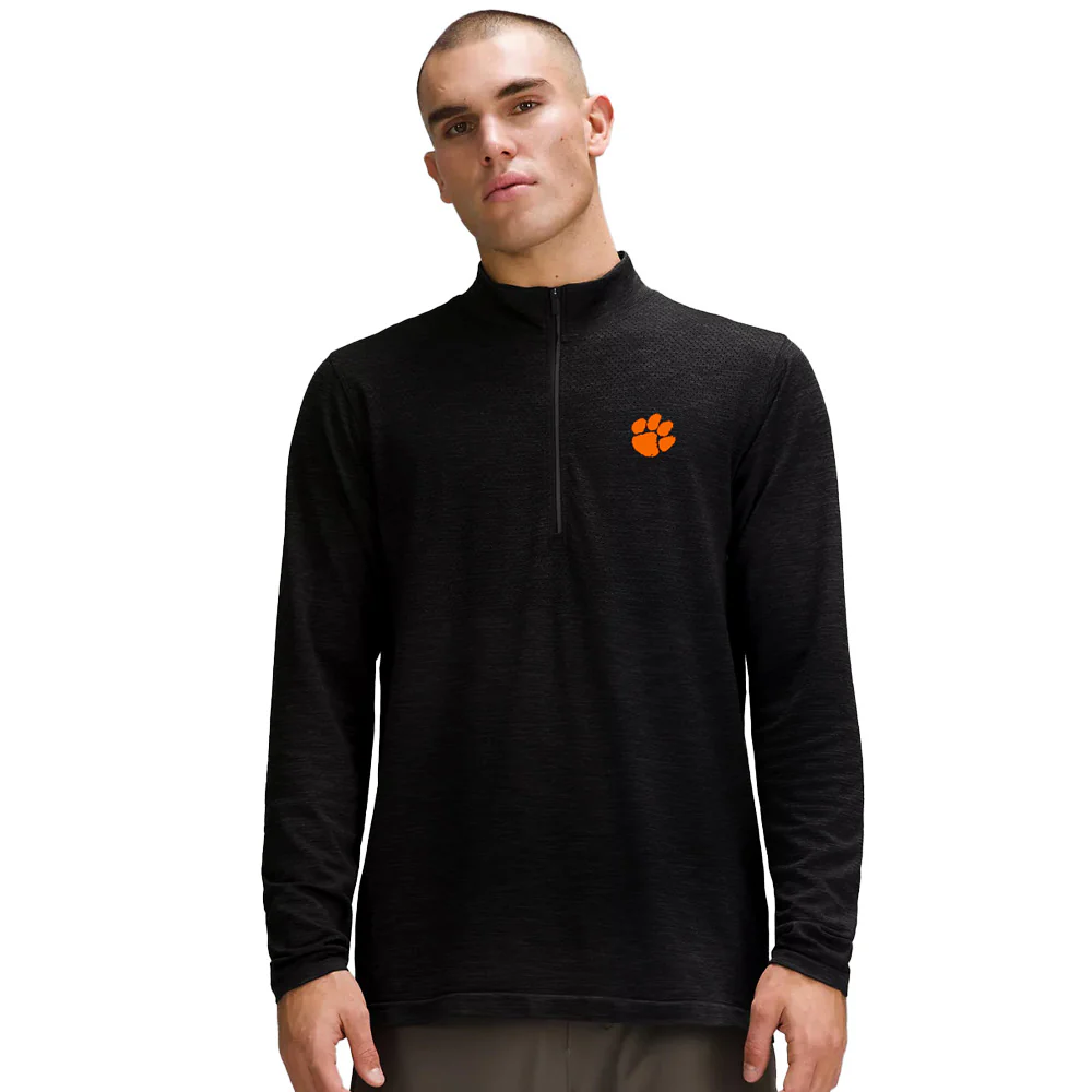 Clemson lululemon Metal Vent Tech Midweight Half Zip - Image 4