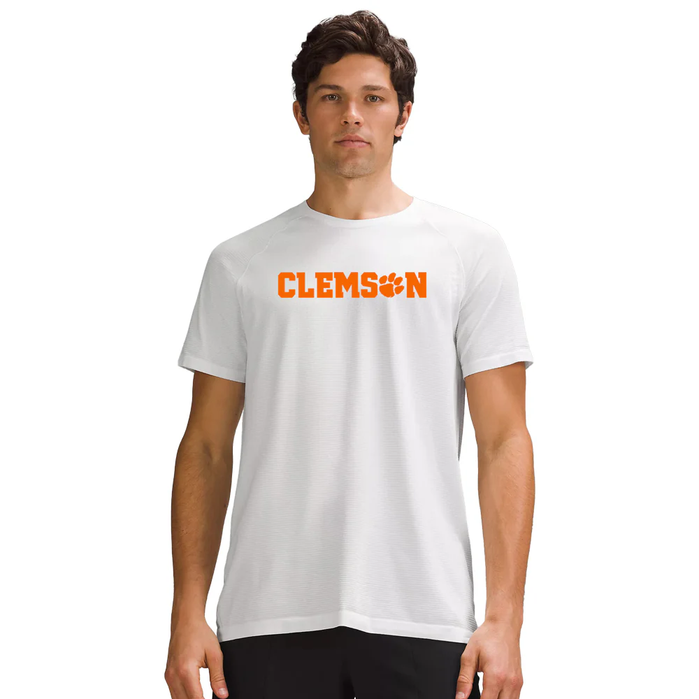 Clemson lululemon Paw Hammer Metal Vent Tech Short Sleeve Shirt - Image 3
