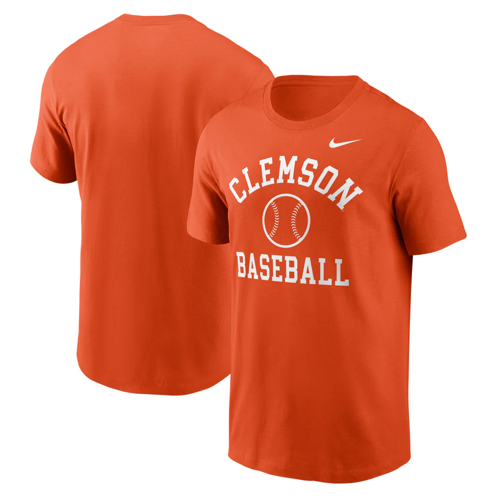 Clemson Nike Baseball Icon Cotton Tee - Image 3