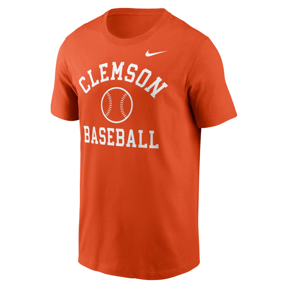 Clemson Nike Baseball Icon Cotton Tee - Image 4