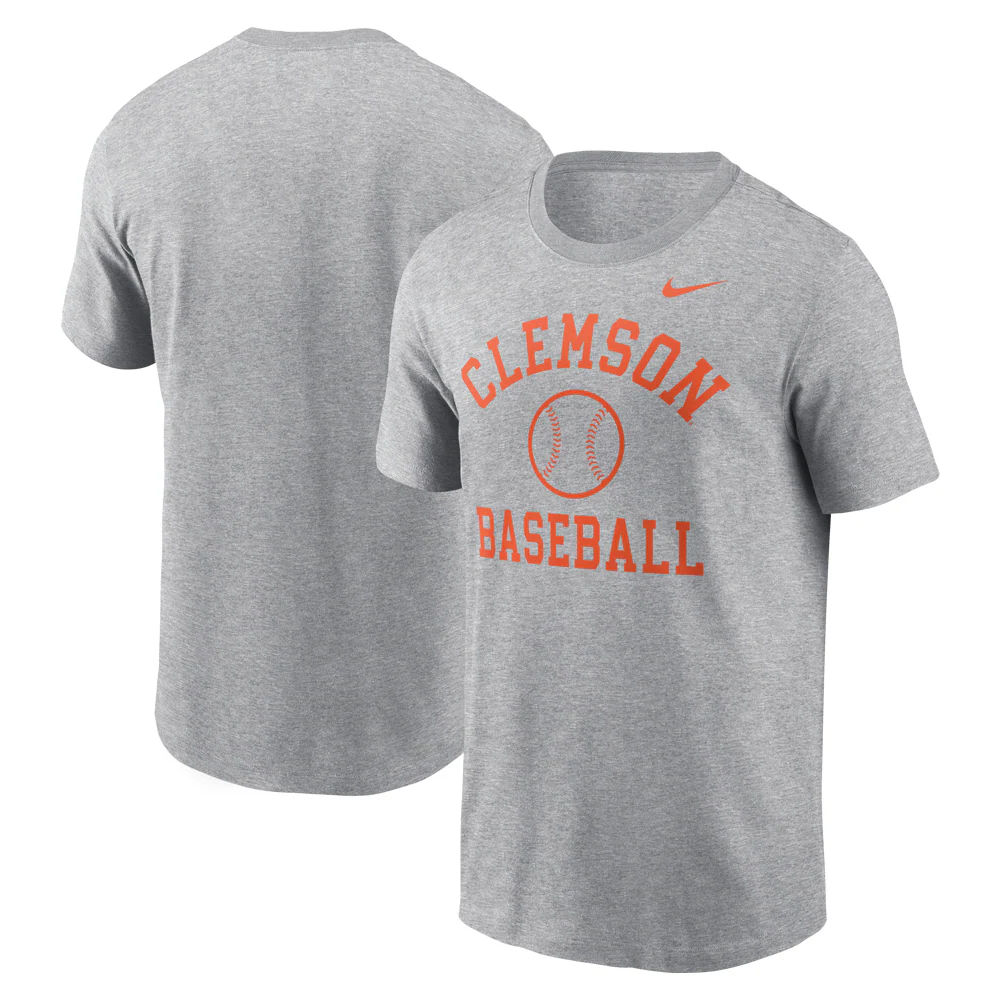 Clemson Nike Baseball Icon Cotton Tee - Image 6