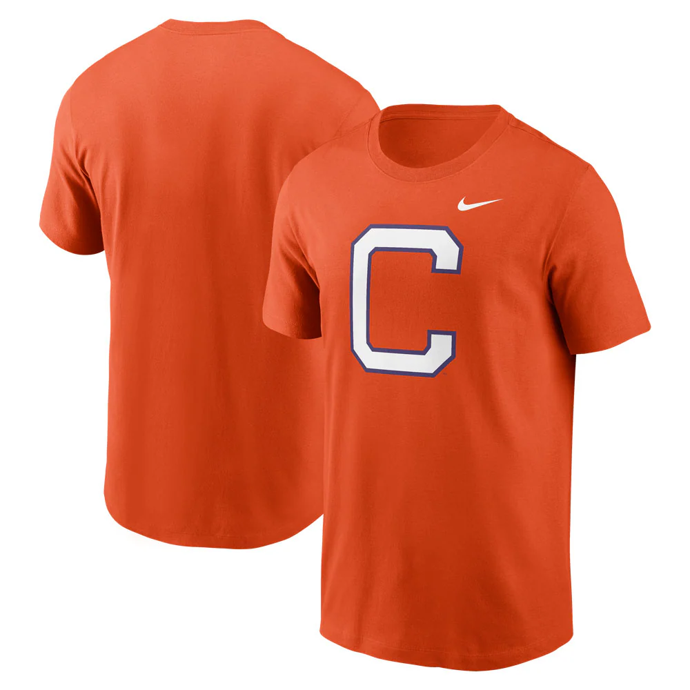 Clemson Nike Cotton Block C Tee - Image 3
