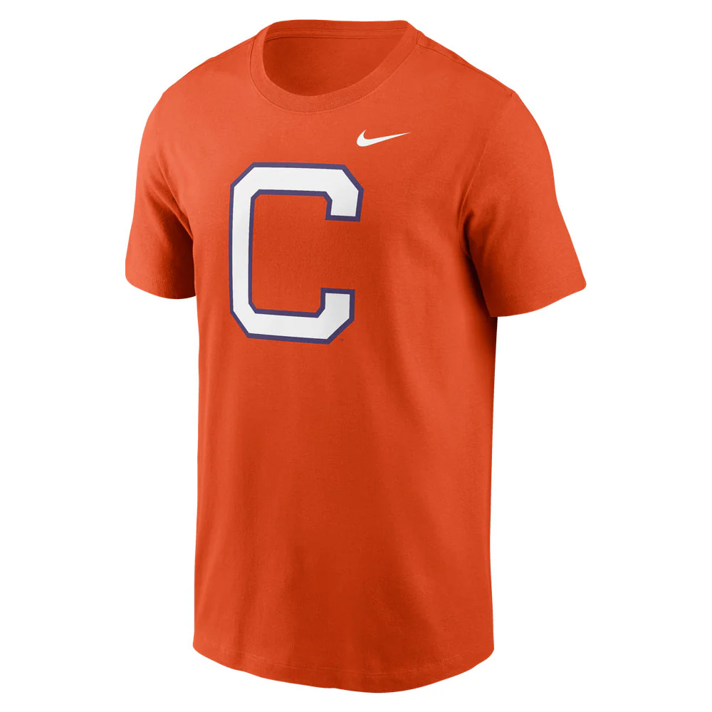 Clemson Nike Cotton Block C Tee - Image 4