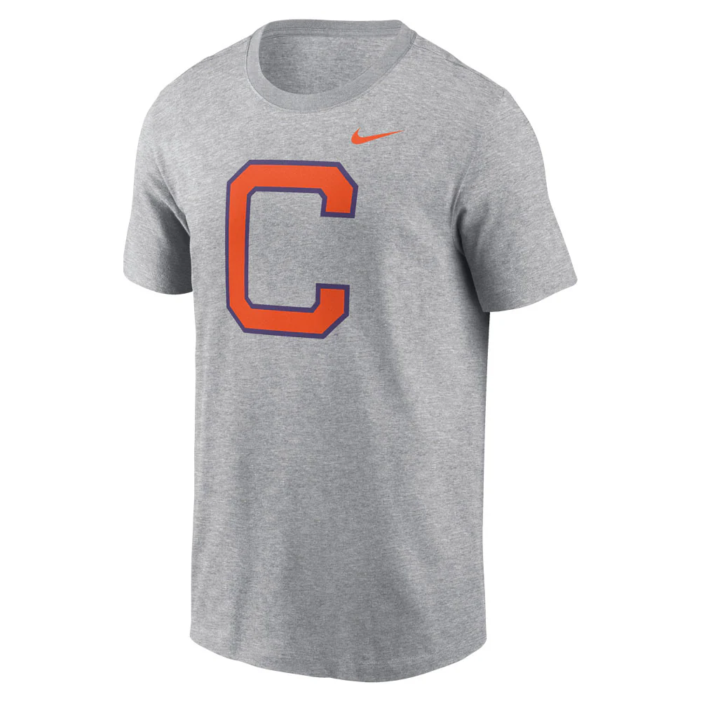 Clemson Nike Cotton Block C Tee - Image 7