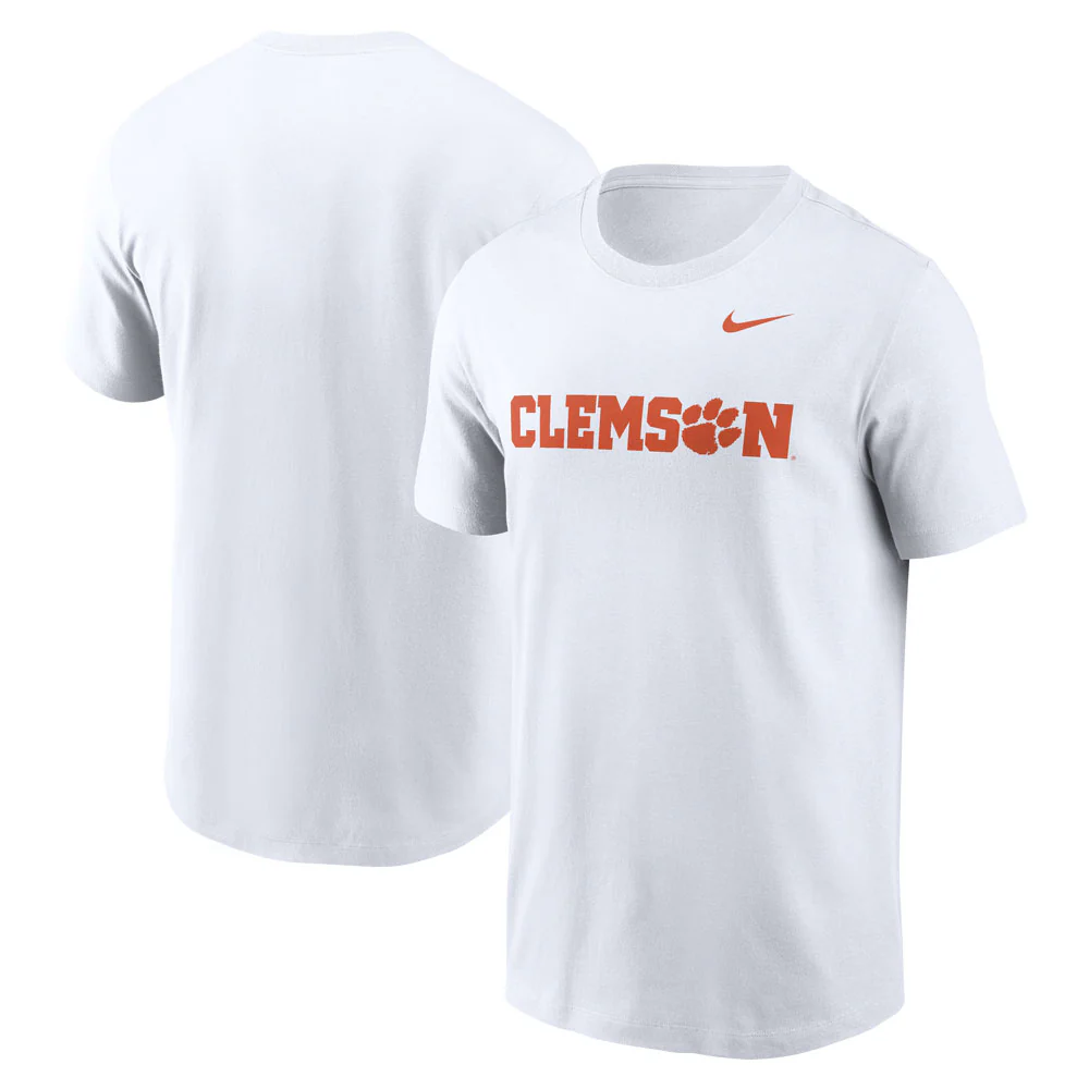 Clemson Nike Essential Wordmark Tee - Image 4
