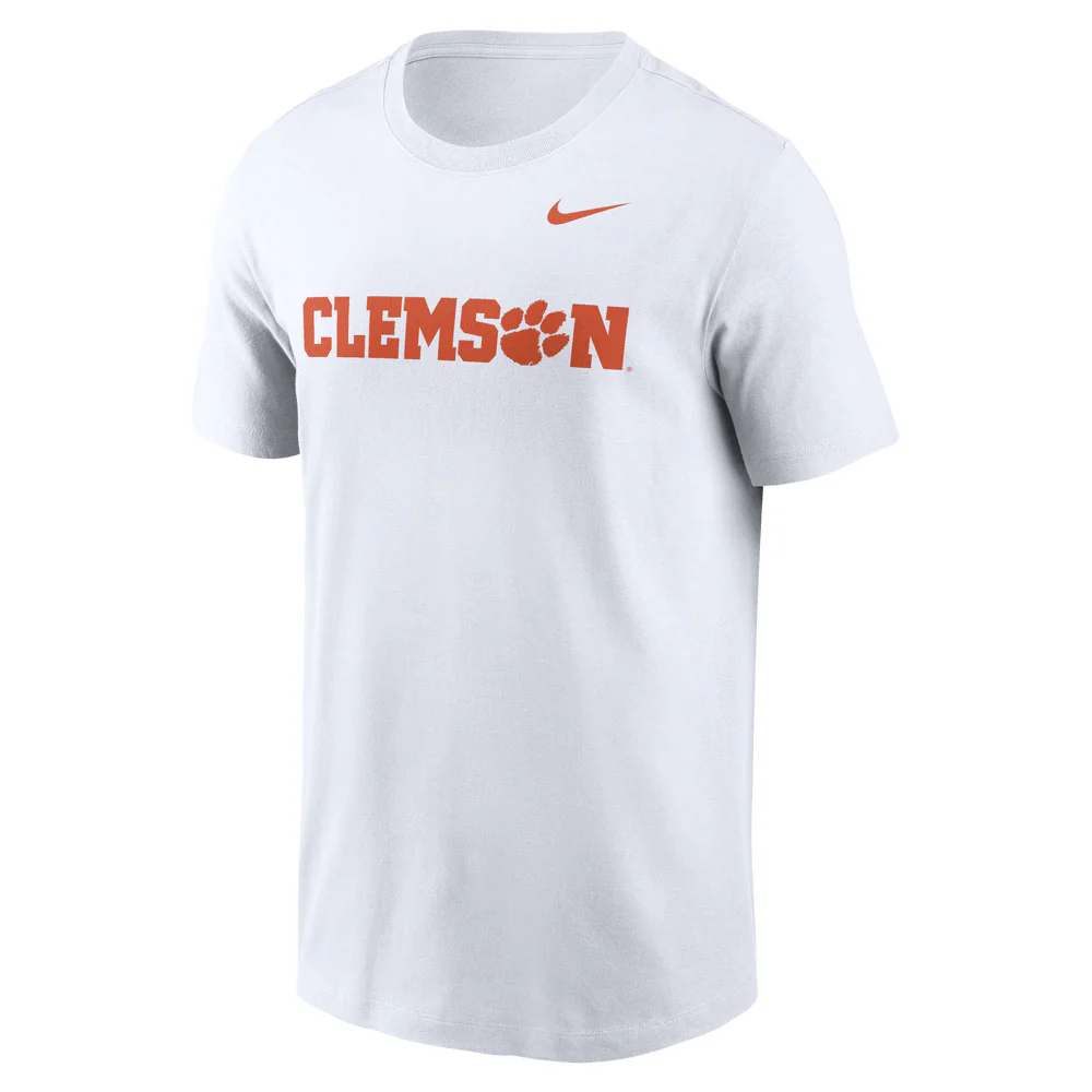Clemson Nike Essential Wordmark Tee - Image 6