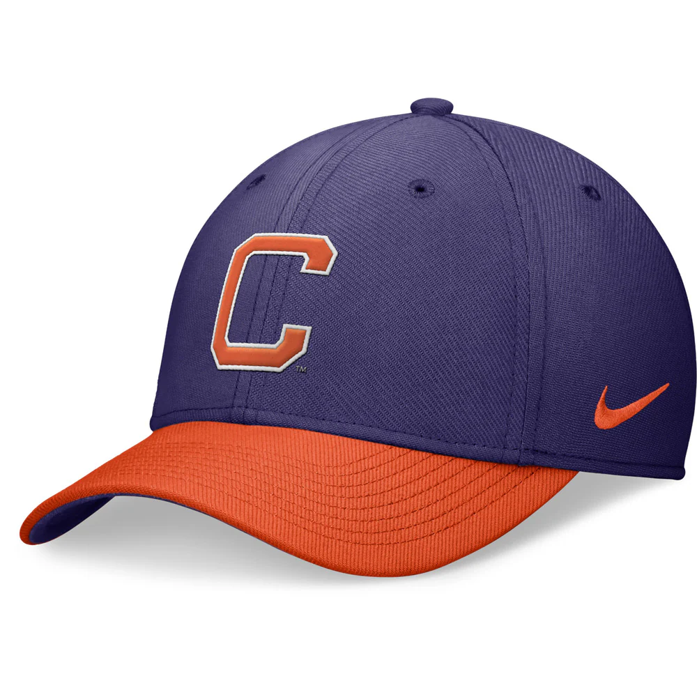 Clemson Nike Rise Structured Block C Cap - Image 5