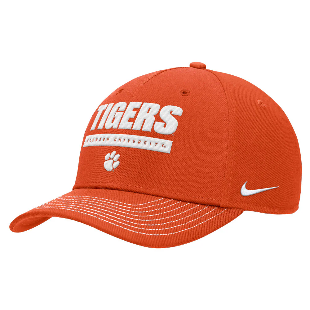 Clemson Nike Rise Structured Tigers Cap - Image 4