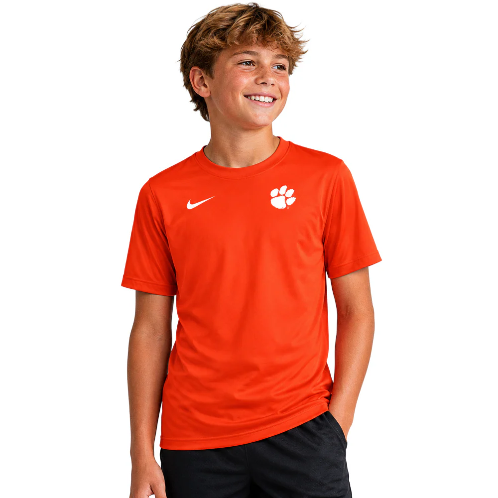 Clemson Nike Youth Legend Small Logo Tee - Image 4