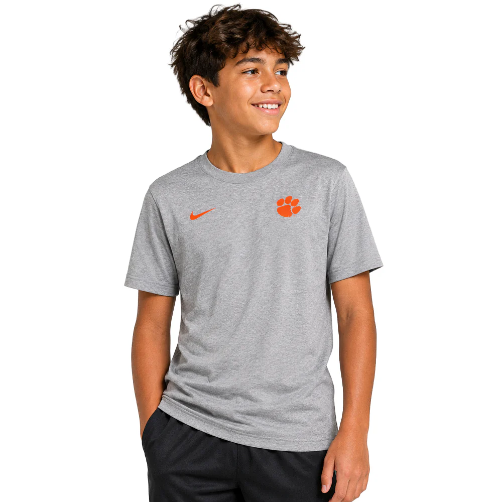Clemson Nike Youth Legend Small Logo Tee - Image 5