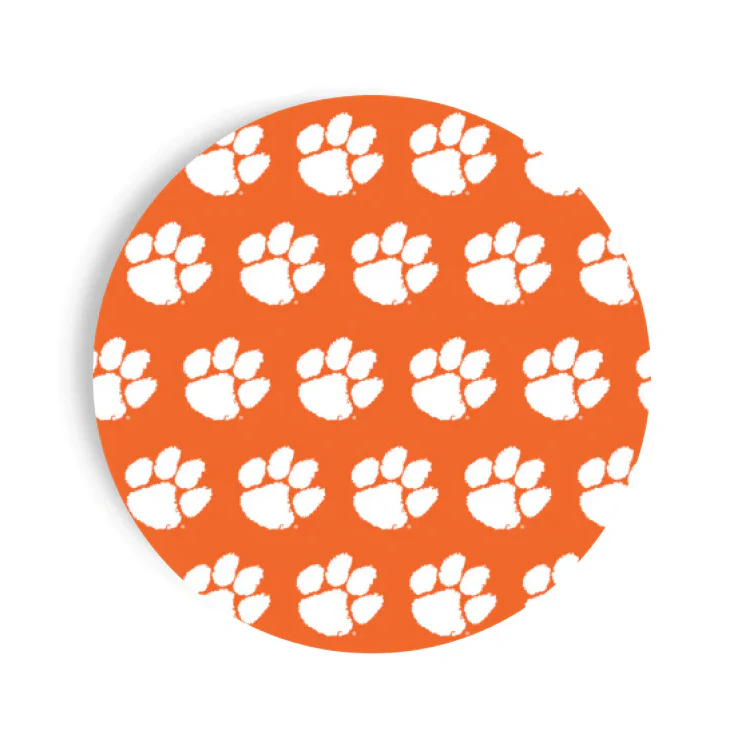 Clemson Paw 7" Dinner Plates