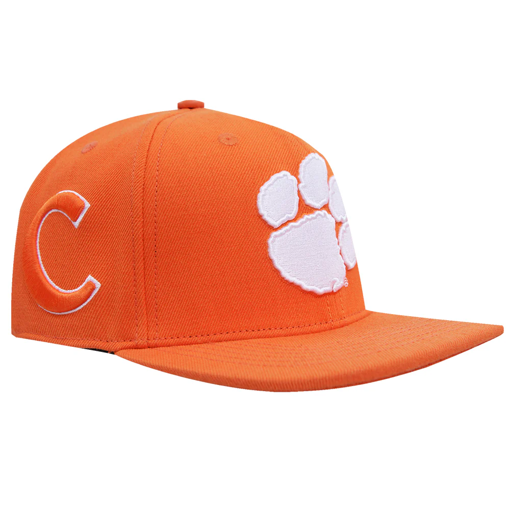 Clemson Paw Wool Snapback Cap - Image 3