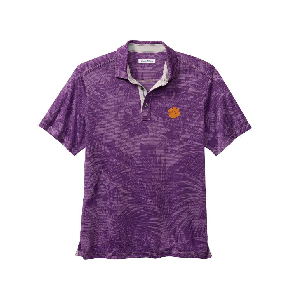 Clemson Tommy Bahama Santiago Paradise Polo - Image 3