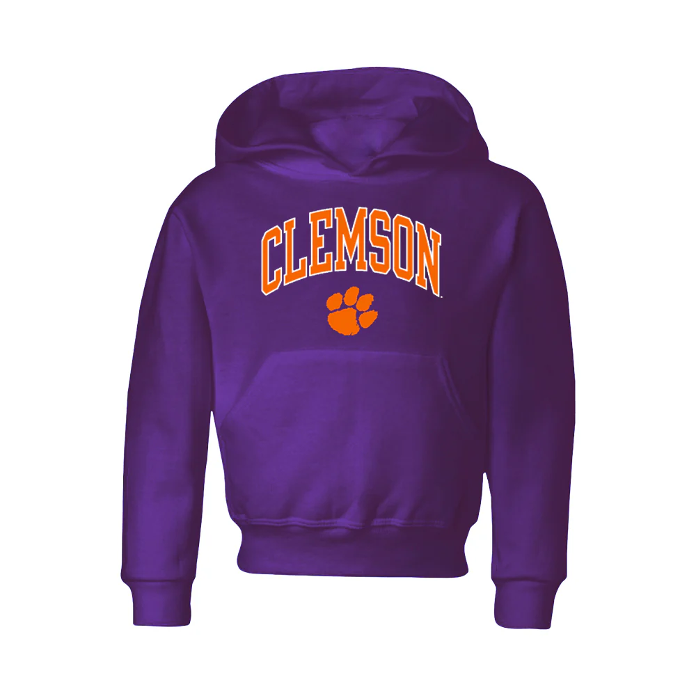 Clemson Russell Youth Classic Hoodie - Image 4